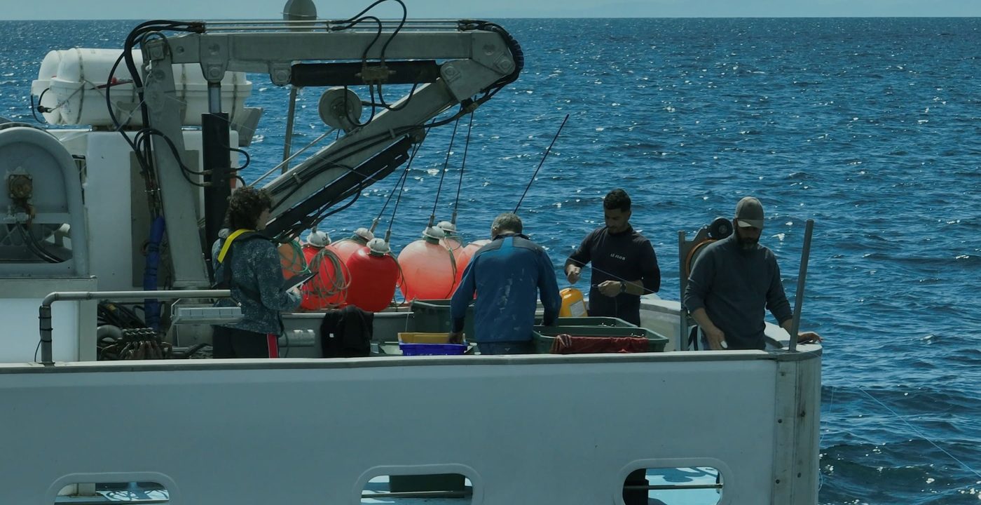 Équipage en pêche à bord d’un navire du réseau